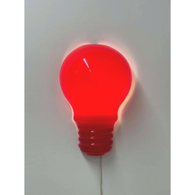 Vintage Pop Art Wall Lamp by Zicoli Limbach, 1980s For Sale - Image 4 of 7