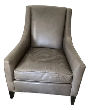 Cara Leather Tall Chair - Modern
