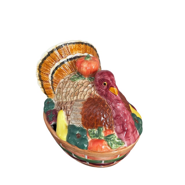 1990s Vintage Turkey Tureen For Sale - Image 5 of 8
