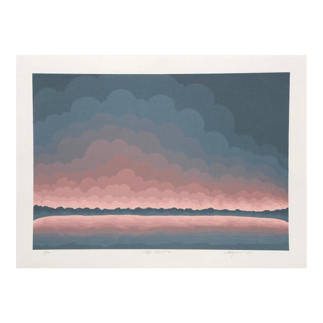 Safe Harbor, Roy Ahlgren Screen Print For Sale