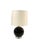 Modern Black Marble Ball Lamp Acrylic Base For Sale