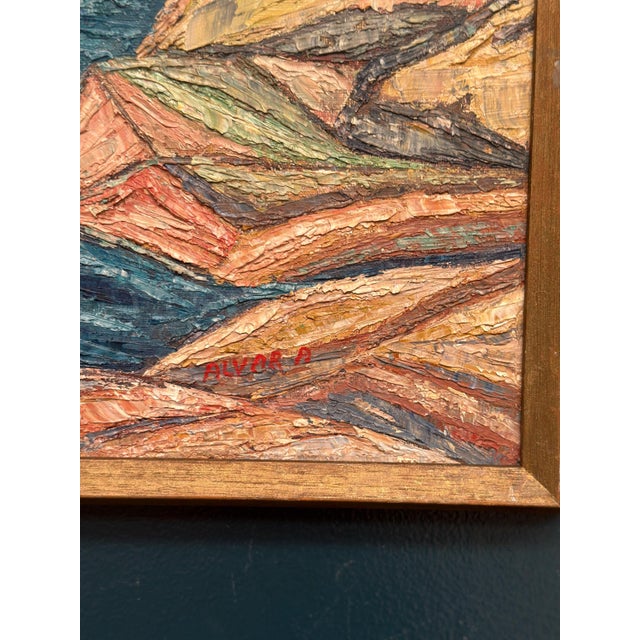 Alvar Andersson, Sea View, 1950s, Oil on Canvas, Framed For Sale - Image 8 of 16