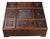 Huali Rosewood Nine-Grid Treasure Box With Dragon Motif For Sale