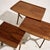 Teak Nesting Tables by Johannes Andersen for CFC Silkeborg, 1960s, Set of 3 For Sale - Image 6 of 14