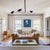 Original Three arm chandelier with articulating arms and lamp heads. From original J arm lighting series. Materials: matte...