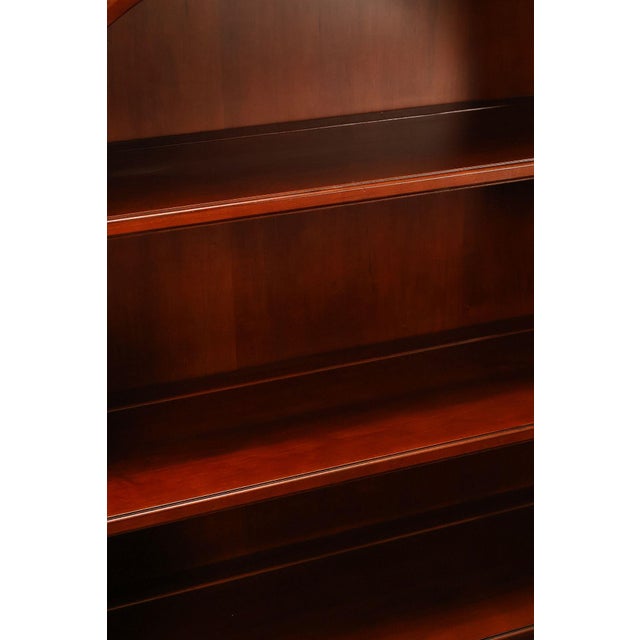 Late 20th Century Ethan Allen 'British Classics' Collection Office Bookcase For Sale - Image 5 of 18