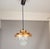 Mid-Century Modern Clear Glass and Metallic Copper Colored Aluminum Hanging Lamp, 1960s For Sale - Image 14 of 14