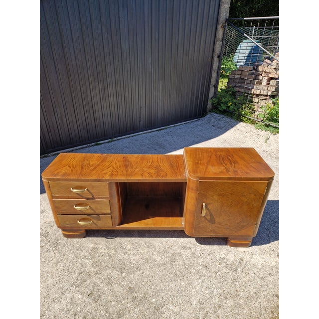 Art Deco Briar Console Table, 1930s For Sale - Image 6 of 15
