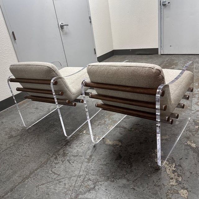Four Hands Cassius Lounge Chairs, Pair For Sale - Image 4 of 12