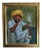 José Luis Pagador Ponce, Smoker in Turban, 2000s, Oil, Framed For Sale