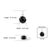 Petite Solitaire Black Star Pendant in Sterling Silver For Sale - Image 10 of 12