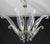 1980s Extraordinary Large Transparent Murano Glass Leaves Chandelier by Franco Luce For Sale - Image 10 of 18