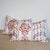 Mally Skok Ikat Crazy Pink Lumbar Pillows For Sale - Image 4 of 6