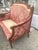 Louis XVI Style Venetian Loveseat With Original Stained Red With Gilt Finish For Sale In Los Angeles - Image 6 of 13