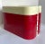 1960's Retro Hampa Red Stacking Plastic Picnic Box for 4 For Sale - Image 4 of 13