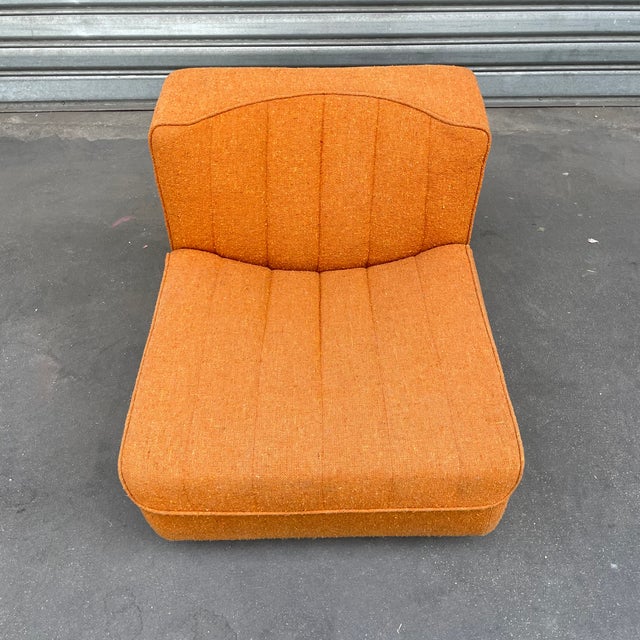 Orange 9000 Lounge Chair by Tito Agnoli for Mobilier International, 1979 For Sale - Image 8 of 10