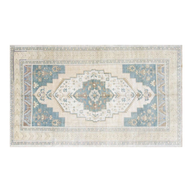 1960s Turkish Oushak Rug For Sale