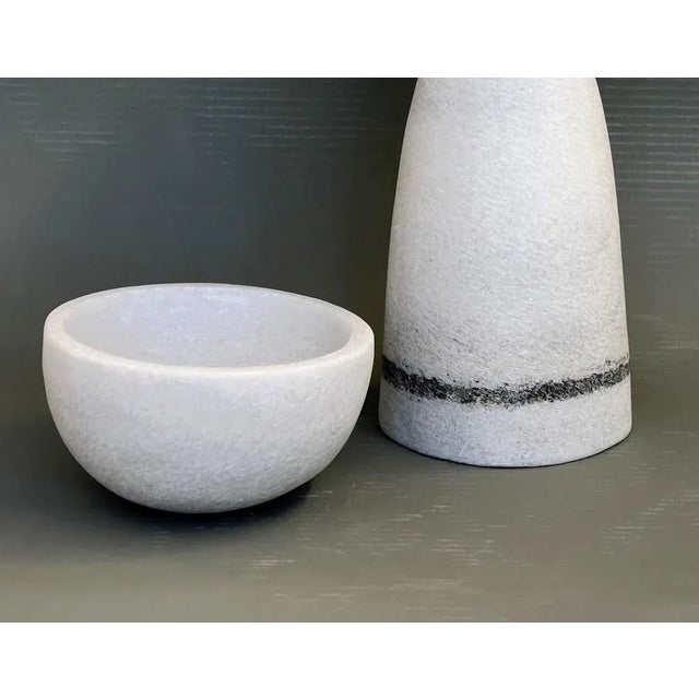 Not Yet Made - Made To Order Hand Carved Marble Vessel by Tom Von Kaenel For Sale - Image 5 of 6