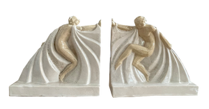 Art Deco Bookends, Set of 2