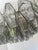 Contemporary and luxury flush mount with gray “POLIEDRI” Murano glass in Venini style. Glass elements are blown inside a...