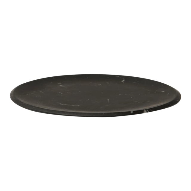 Modern Handcrafted Plate in Italian Marble by Ivan Colominas For Sale