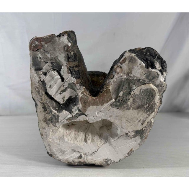 1960s "Seated Female"— Bronze-Finish Plaster Sculpture, Herbert Simon 1965 For Sale - Image 5 of 5