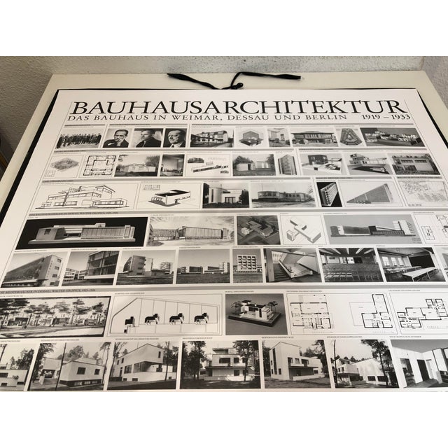 The Bauhaus in Weimar, Dessau, and Berlin 1919-1933 Poster, 2000 For Sale - Image 10 of 13