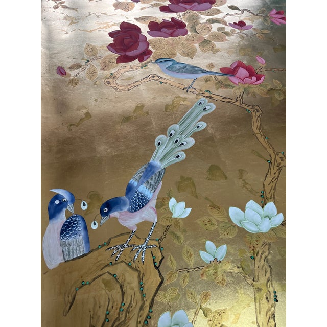 If you love the look of De Gournay wallpapers but not the price, this is for you. The listed price is for 4 panel of 41"...