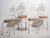 Antique White Garden Chairs, 1920s, Set of 4 For Sale - Image 3 of 18