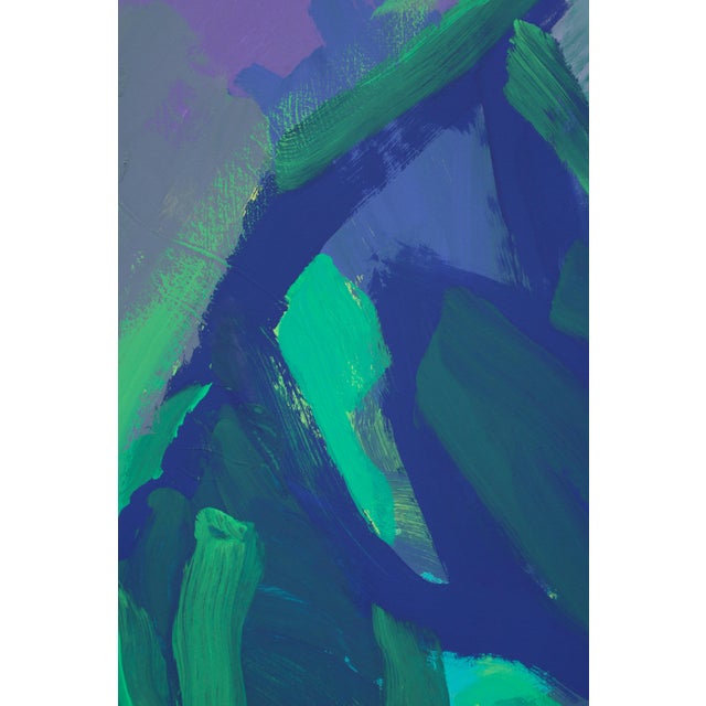 "It Has Superficially Taken Them Into the Next Room by the Hand, and Lead Them Again to the Next Room" Large Floral Acrylic Painting by Simon Findlay For Sale - Image 11 of 12