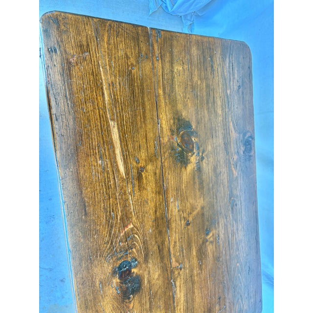 19th Century French Pine Kitchen Work Table For Sale - Image 6 of 12