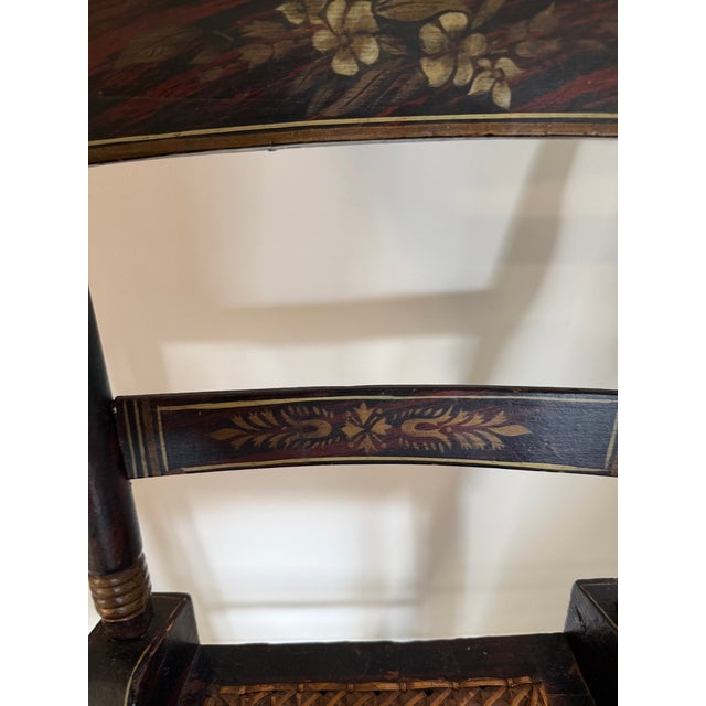 Federal/Hitchcock Attributed 19th Century High Chair For Sale - Image 10 of 13