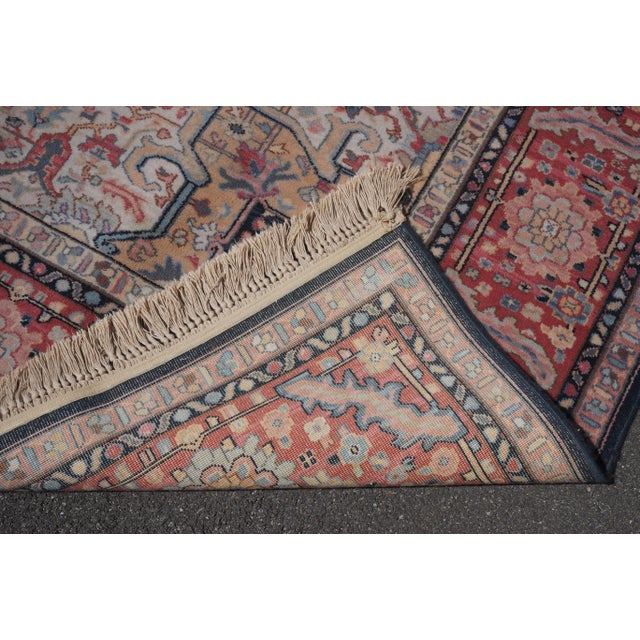 Red Karastan Approx. 8x10 Pattern 701 Room Size Rug For Sale - Image 8 of 9