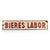 Vintage Enamel Sign Advertising Bières Labor For Sale - Image 4 of 4