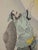 1886 Yoshitoshi Woodblock Cassia-Tree Moon, Wu Gang One Hundred Aspects of the Moon Antique Meiji Print For Sale - Image 6 of 7
