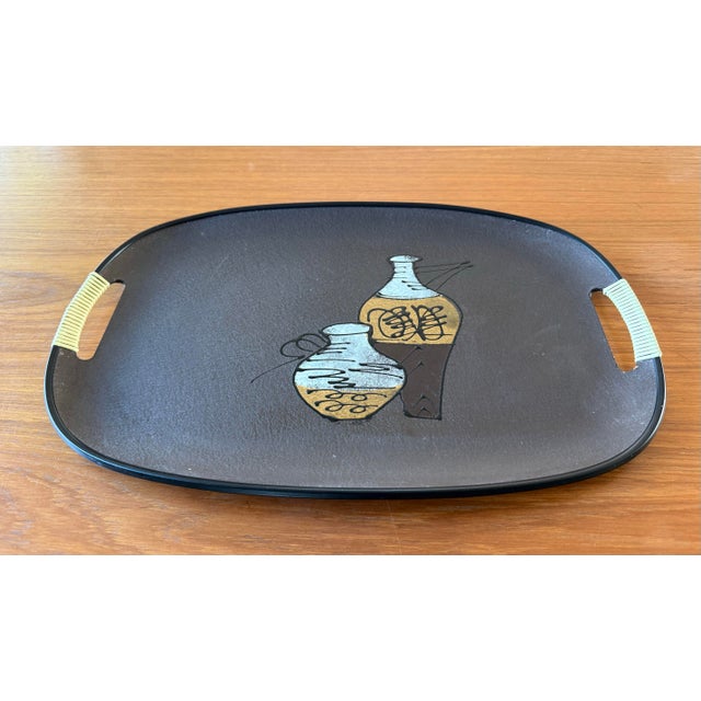 Mid Century Hand Painted Tilso Japan Tray For Sale - Image 4 of 7