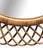 1960s Oval Rattan and Bamboo Wall Mirror attributed to Franco Albini, 1960s For Sale - Image 5 of 10