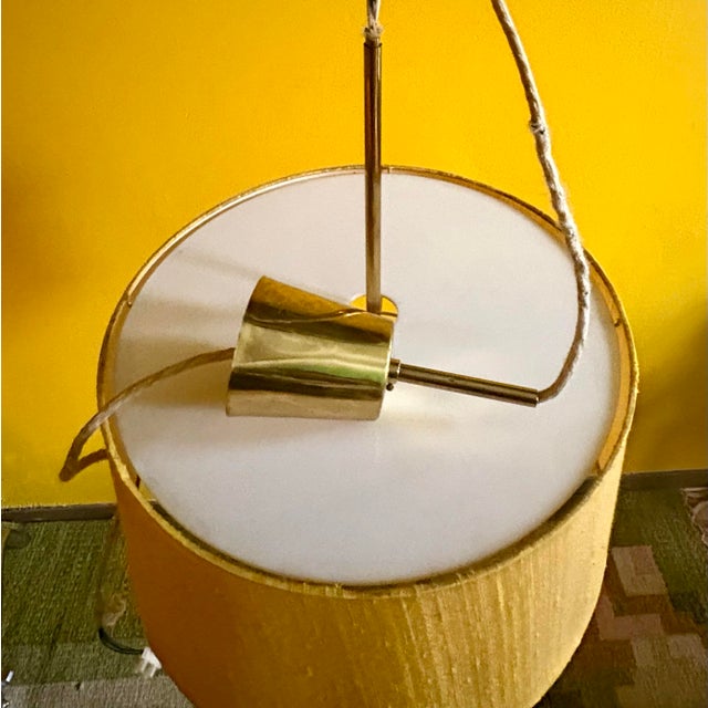 1970s 1970s Th. Valentiner Brass Ceiling Lamp For Sale - Image 5 of 6