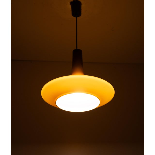 Large Amber Murano Glass Pendant Light by Peill & Putzler, Germany, 1970s For Sale - Image 6 of 10