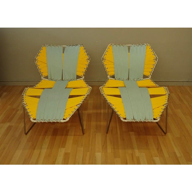 1990s Pair Patio Chaise Lounges For Sale - Image 13 of 13