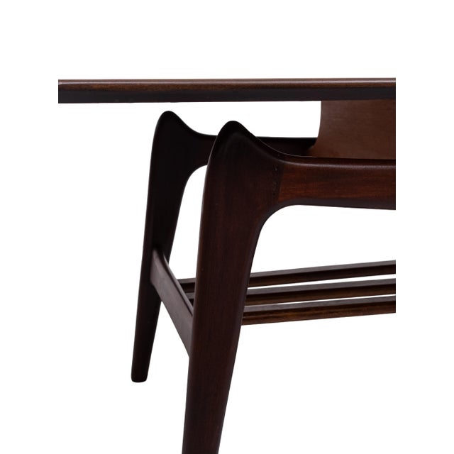 A design by Louis van Teeffelen for Webe (bottom is marked with a logo picture of Webe) period: 60s. The organic wooden...