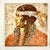 Vintage Home is pleased to offer this large stunning Batik of a Native American Indian by Zanoria Merrill produced in...