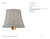 Visual Comfort Signature 6" Mist Silk Bell Empire Shade Designer: Visual Comfort Signature Height: 4.75" Base: Shade...