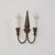 Mid-Century Modern Italian Brass Wall Sconces, 1950s, Set of 2 For Sale - Image 3 of 7