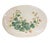 Vintage Hand-Painted Relief Ceramic Botanical Platter – Pelargonium Floral Motif For Sale - Image 4 of 12