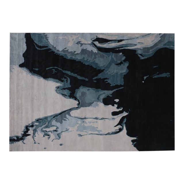 Spilled Paint 10' x 14' Rug Blue/Gray Chairish