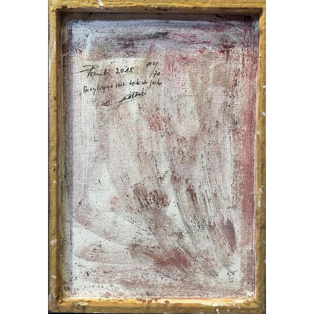 Textile Gilbert Pauli, Presence Collection No. 13, Acrylic on Jute, 2015 For Sale - Image 7 of 9