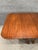 American 1970s Henkel Harris Solid Wild Black Cherry Double Pedestal Dining Table - 3 Leaves For Sale - Image 3 of 12