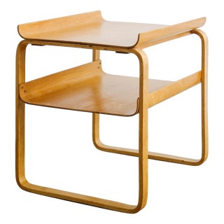 Early Mid-Century Finnish Wooden 915 / 75 Side Table by Alvar Aalto for Oy Huonekalu- ja Rakennustyötehdas A.B., 1930s For Sale