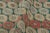 Textile Vintage Distressed Rug in Green With Polychromatic Floral Patterns - Rug & Kilim For Sale - Image 7 of 8